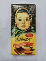 Шок. Аленка с миндалем 75гр*6бл*16шт*96